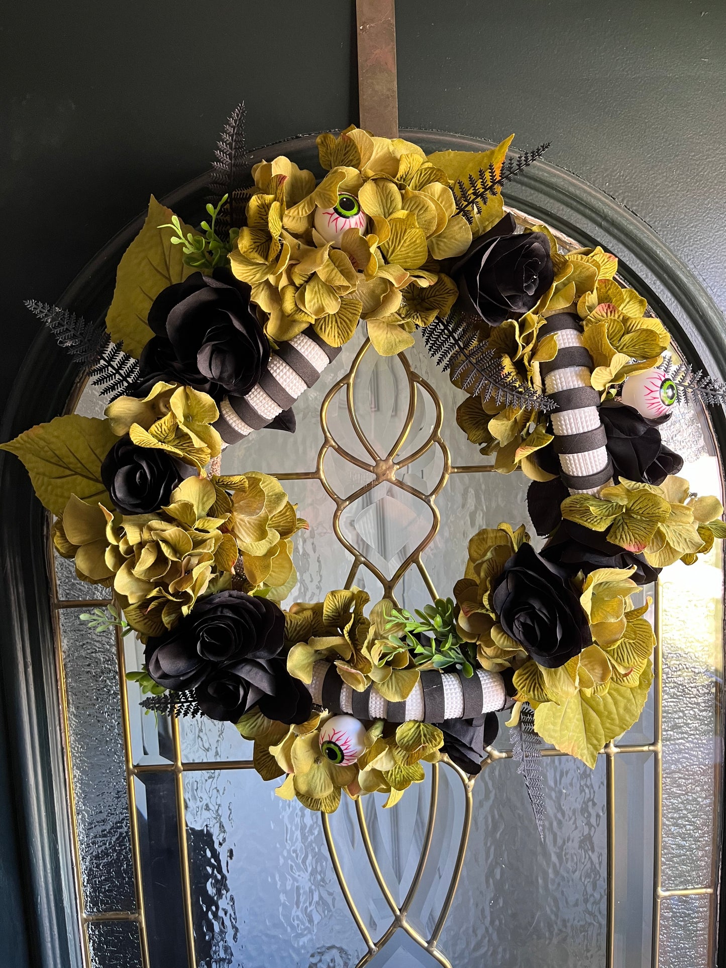 Beetlejuice Inspired Wreath